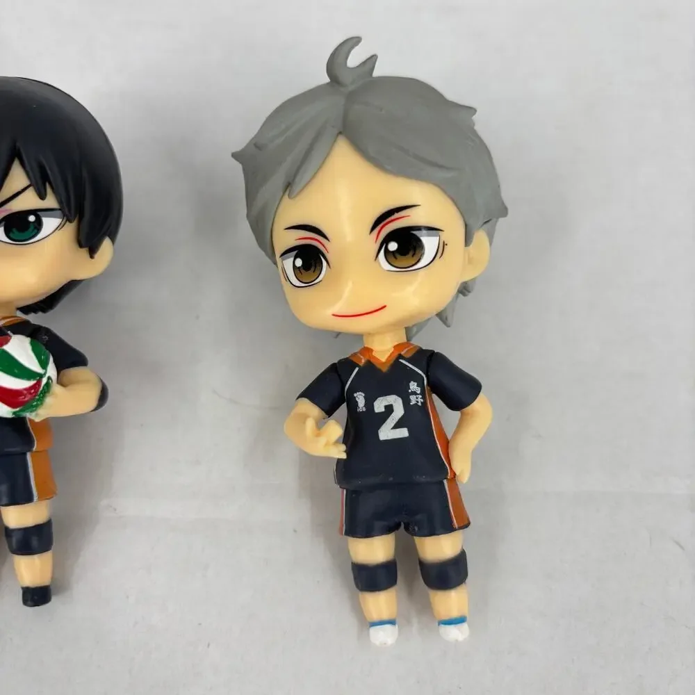 Anime Action Figures Lot of 4 PVC Toys‎ Cake Toppers Collectibles 3.5 Inch